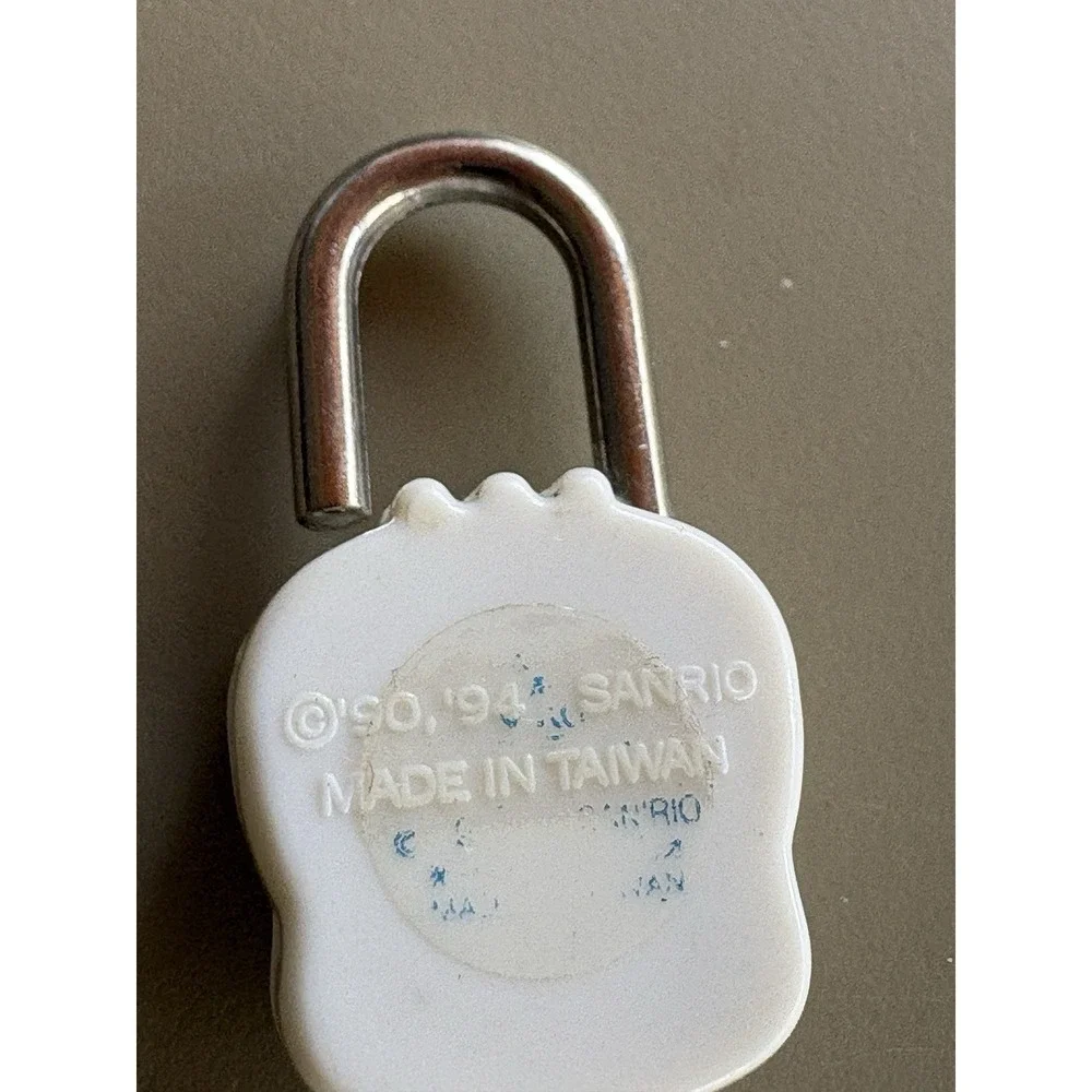 Sanrio‎ Retro Pekkle the Duck Diary Padlock & Key 1990, 1994 Used Rare Vtg Cute